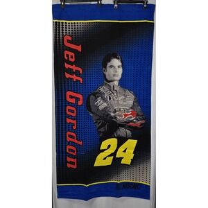 Vtg NEW‎ NASCAR Jeff Gordon #24 Beach Towel 30"X60" Racing Blue Multi AVON 2008